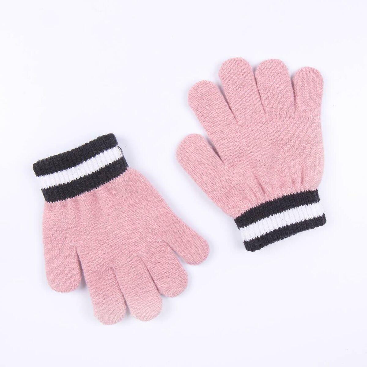 Gorro, Guantes y Braga de Cuello Rosa 2/5