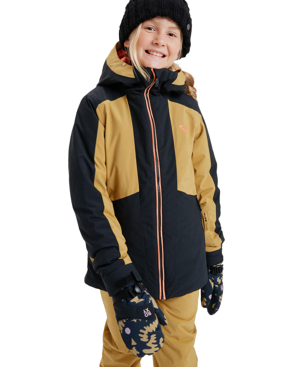 Veste de snow technique DREAMOUNTAINS Noir Fille 3/4
