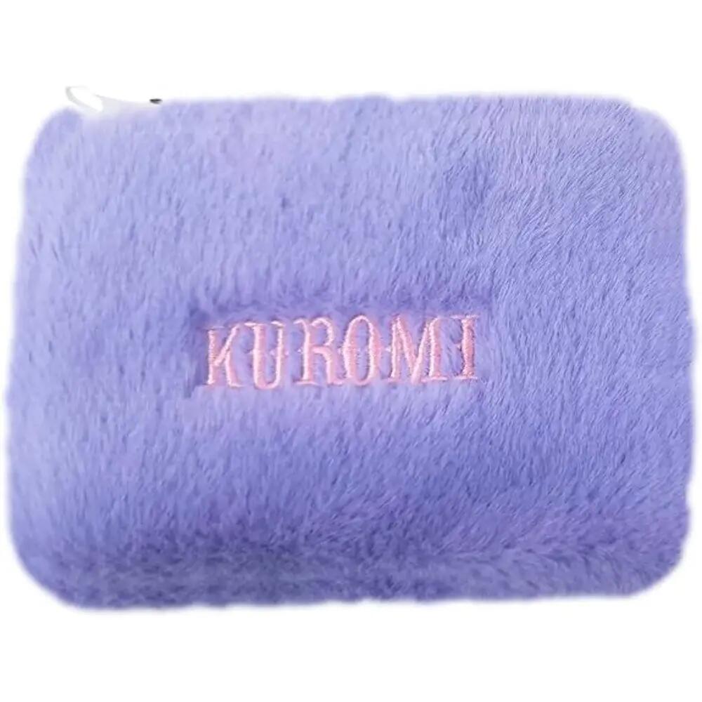 Monedero - Niña - Peluche rectangular bordado - Kuromi - Lila 2/2