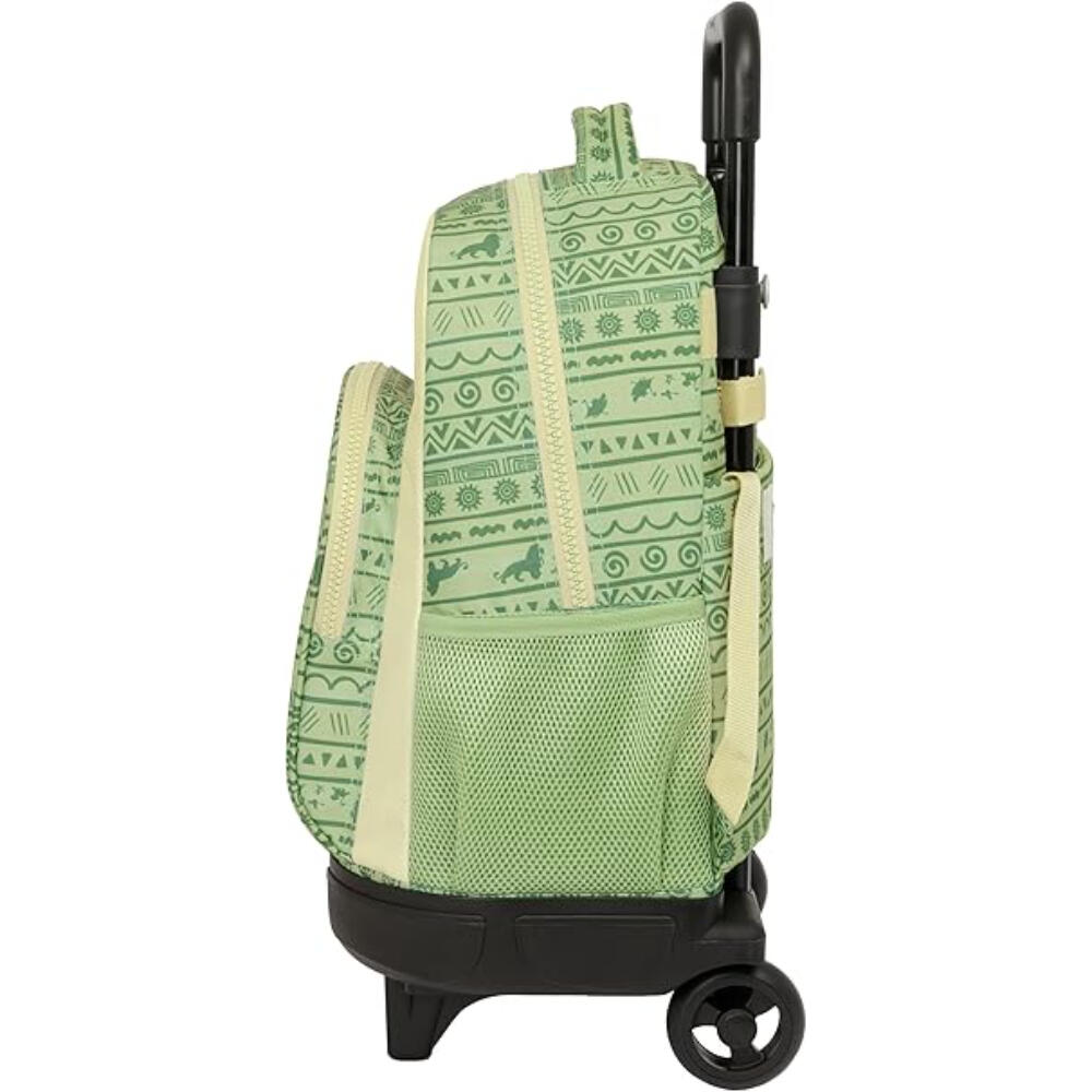 Mochila Trolley Con Ruedas Compact Extraible El Rey León Mufasa 3/3