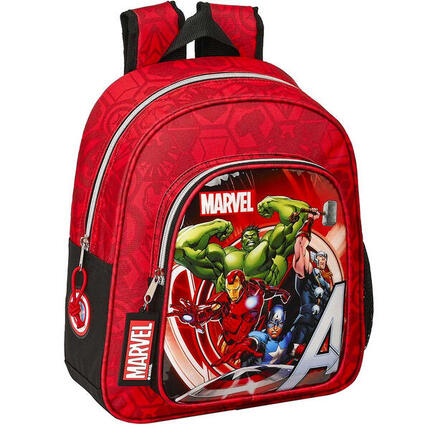 Mochila Infantil Adaptable A Carro Avengers Infinity 33 Cm