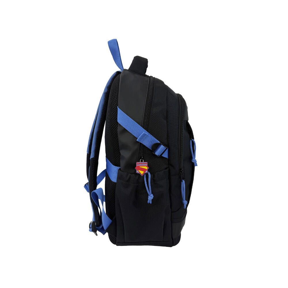 Mochila 2 Compartimentos Superman Black 43 Cm 3/3