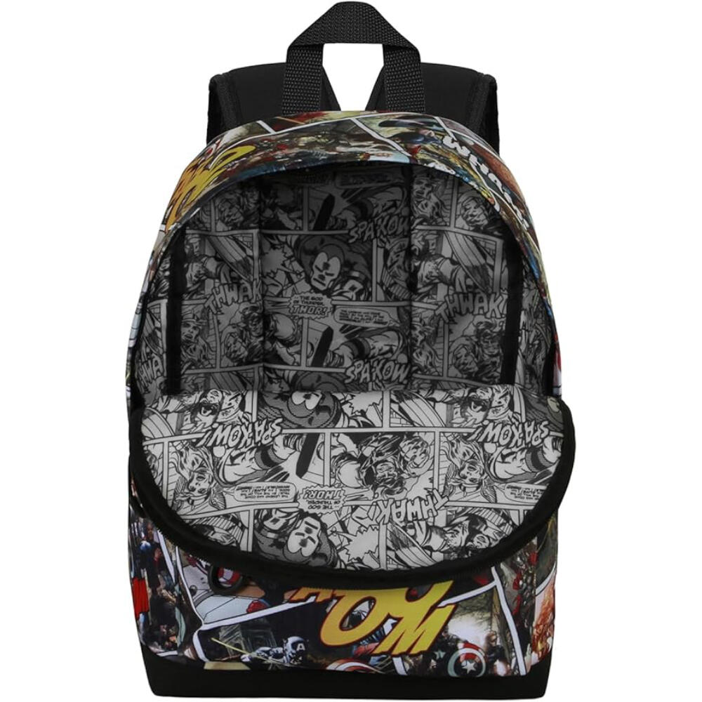 Marvel Capitão América Comic Mochila Pequena HS FAN, Multicolorido 3/4