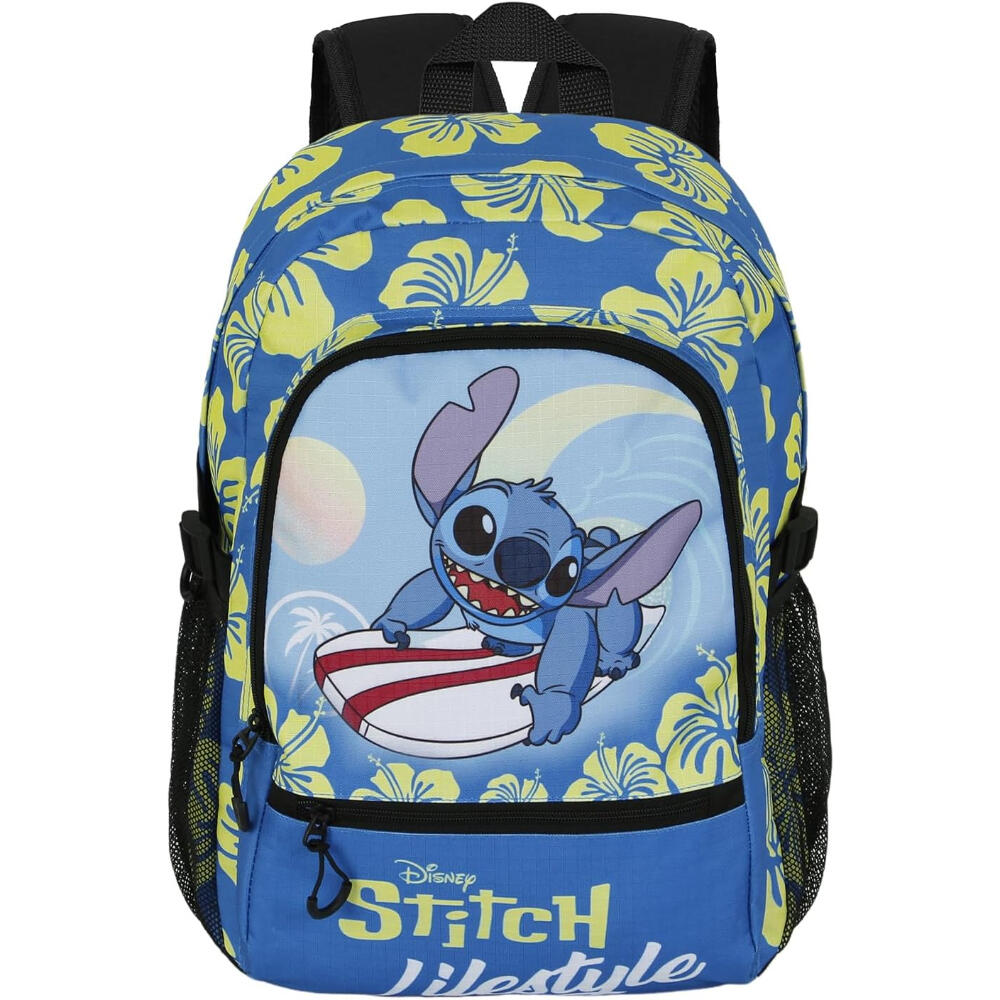 Mochila Doble Compartimento Fight Fan Lilo Y Stitch Azul 2/3