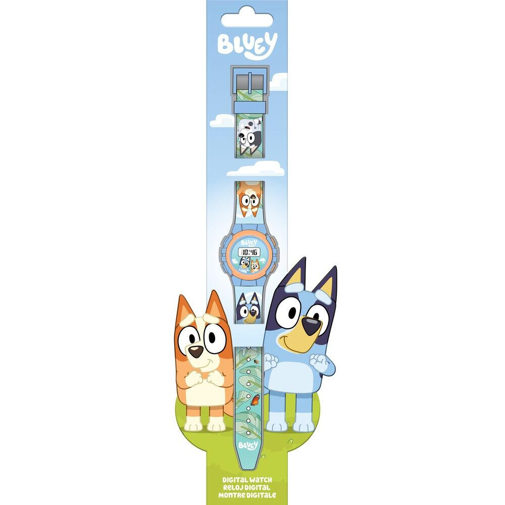 Reloj De Pulsera Digital Bluey Y Bingo Azul Junior 2/2