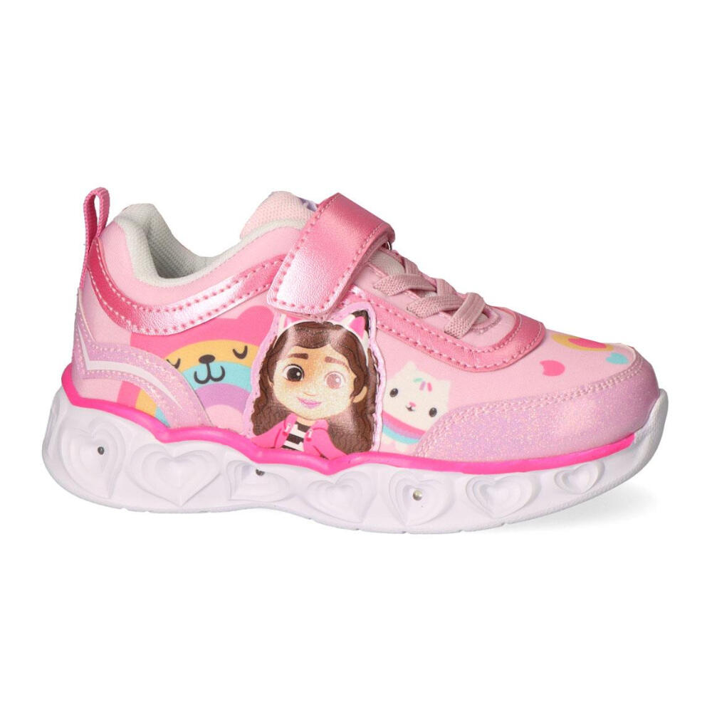Zapatillas Deportivas Suela Ligera Eva Con Luces Gabbys Dollhouse Rainbow Niña 1/3