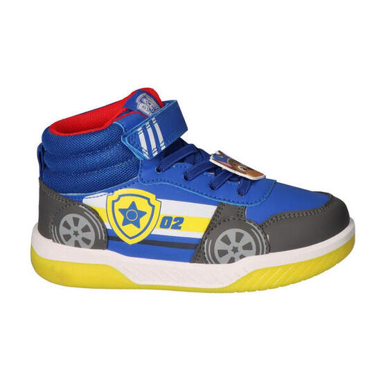 Zapatillas Deportivas Altas Con Luces Suela Pvc Patrulla Canina Chase Niño