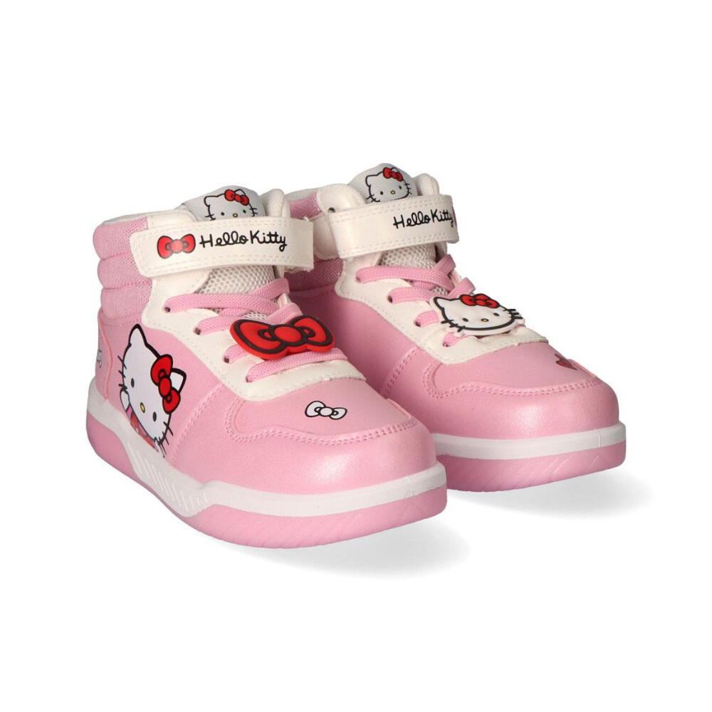 Zapatillas Deportivas Altas Con Luces Suela Pvc Hello Kitty Symbols Niña 2/3
