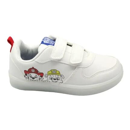 Zapatillas Deportivas Suela Pvc Patrulla Canina Blancas Niño