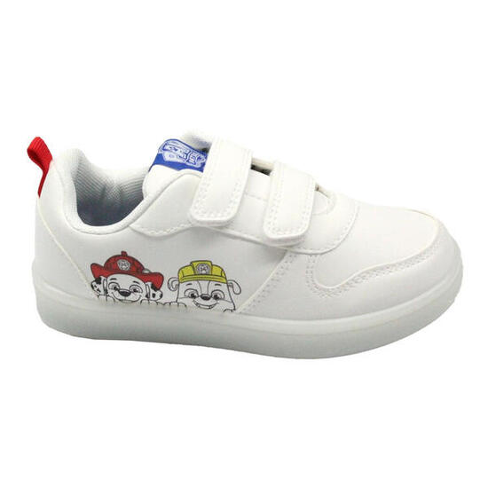 Zapatillas Deportivas Suela Pvc Patrulla Canina Blancas Niño