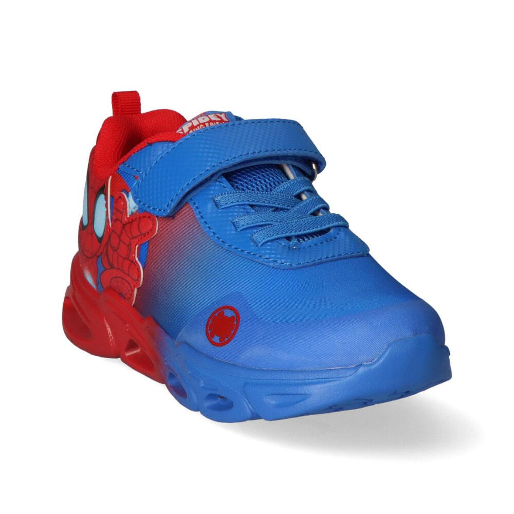 Zapatillas Deportivas Suela Ligera Eva Con Luces Spidey Azul Y Rojo Niño 2/3