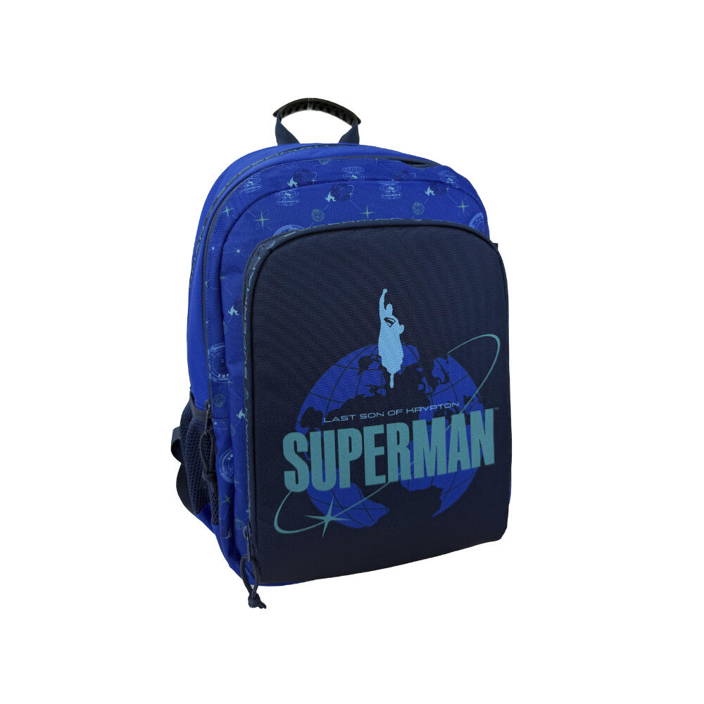 Mochila 2 Compartimentos Superman Blue 43 Cm 2/3