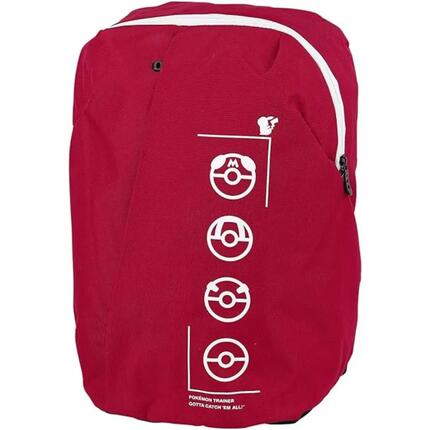 Mochila - Infantil - Acolchada, bolsillo - Pokéball - Multicolor
