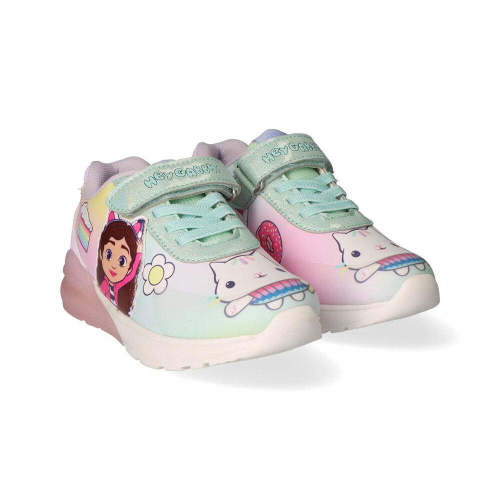 Zapatillas Deportivas Con Luces Gabbys Dollhouse Turquesa Y Rosa Niña 2/3