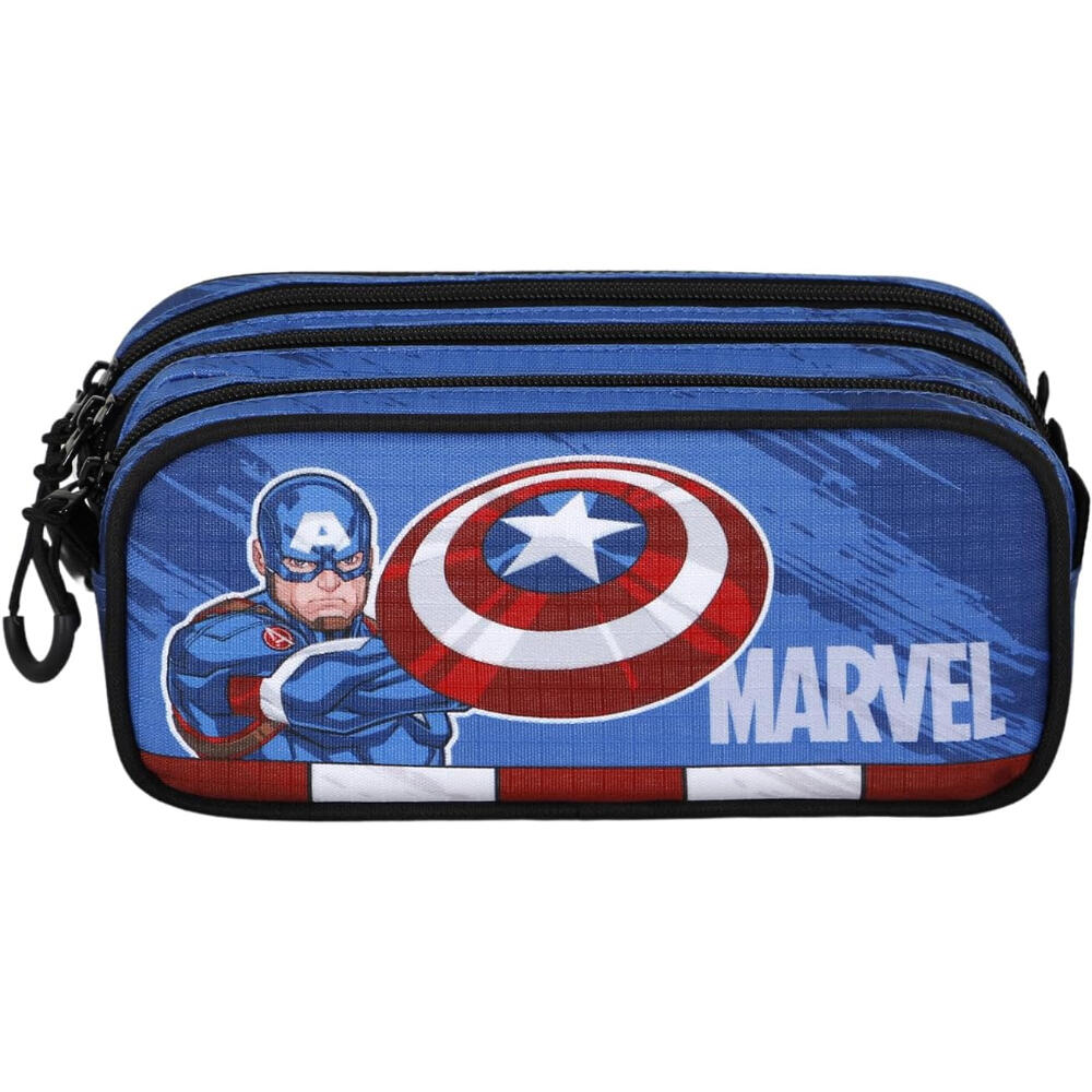 Estuche Portatodotrick Fan 2.2 Triple Capitán América Gears 2/3