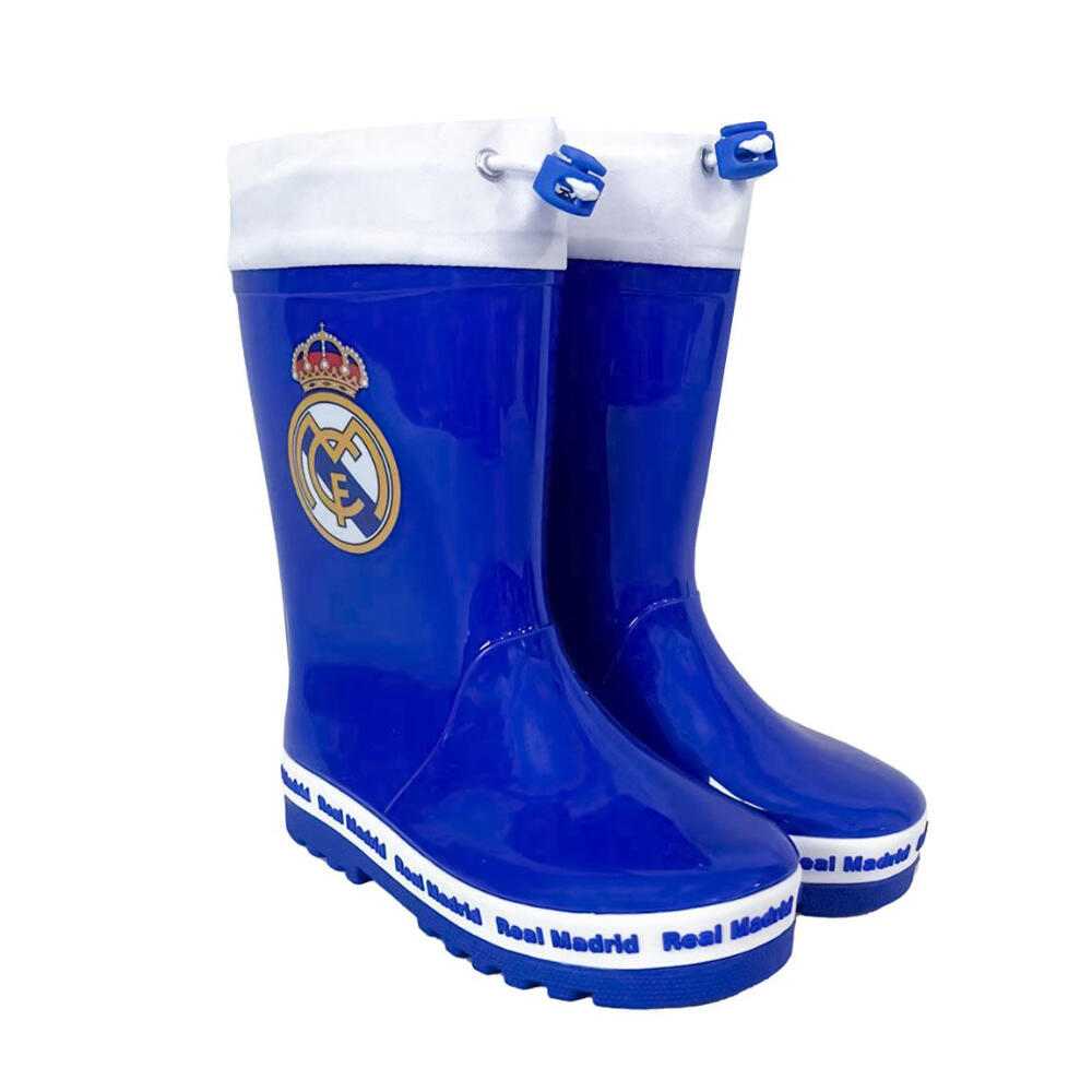 Botas De Agua Real Madrid Azul y Blanco Niño 3/3