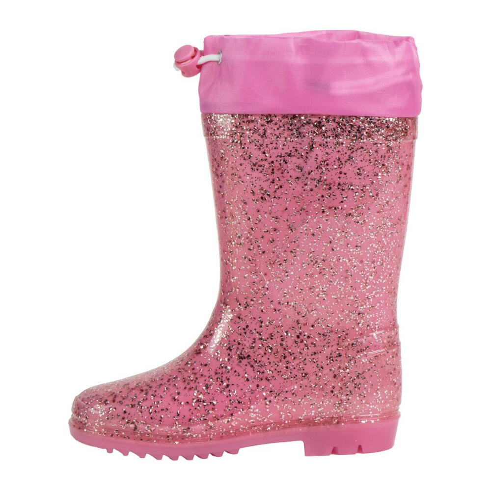 Botas De Agua Hello Kitty Rosa Con Purpurina Niña 2/2