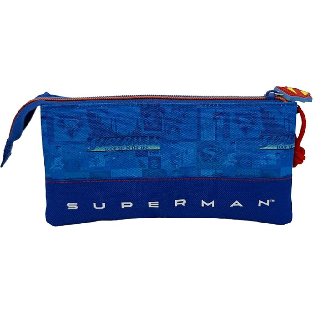 Estuche Portatodo Triple Superman Comic 2/2