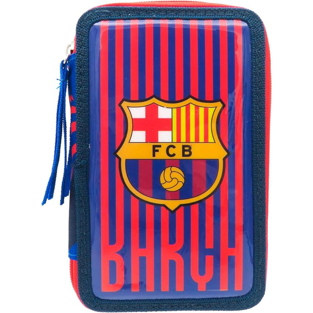 Plumier Fc Barcelona Rayas Symbols 3 Pisos 1/2