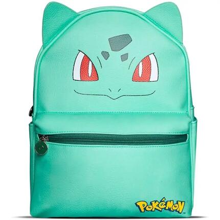 Mochila - Casual - Unisex - 3D Bulbasaur - Verde