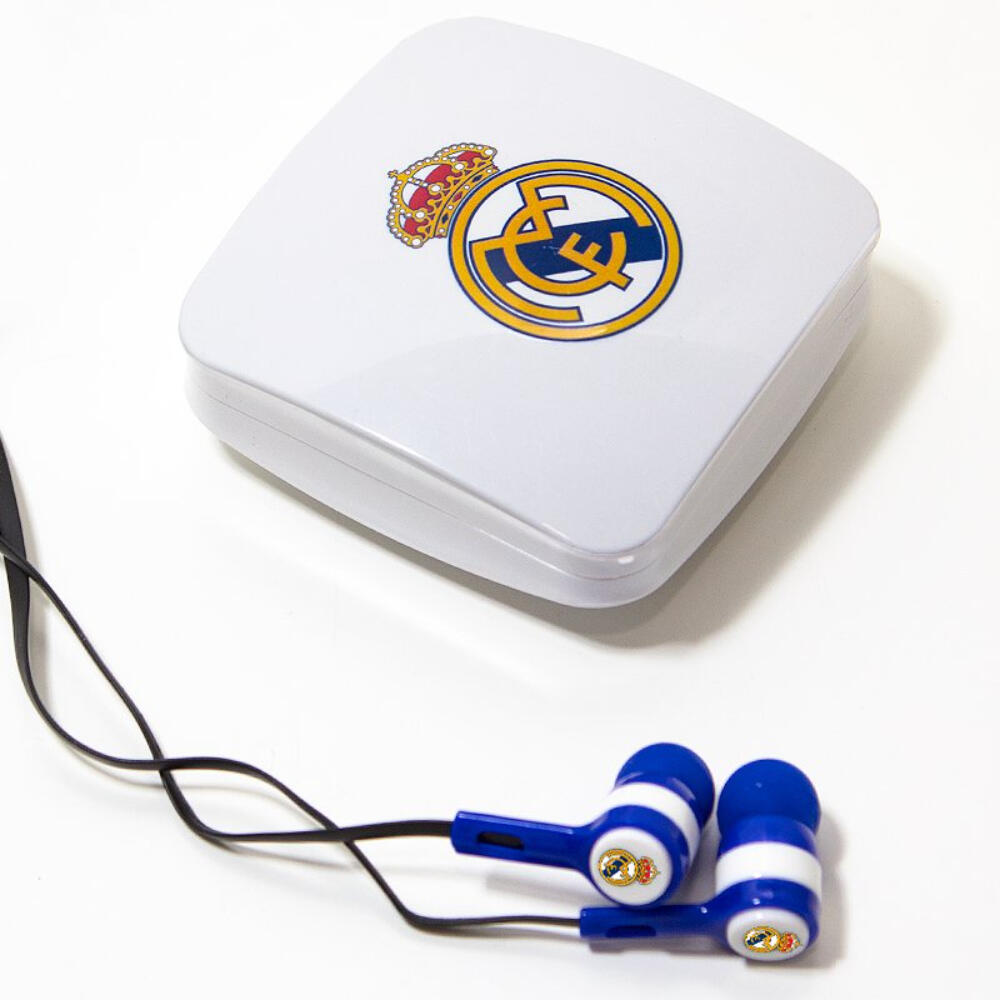 Auriculares Con Micrófono Real Madrid Botón 2/2