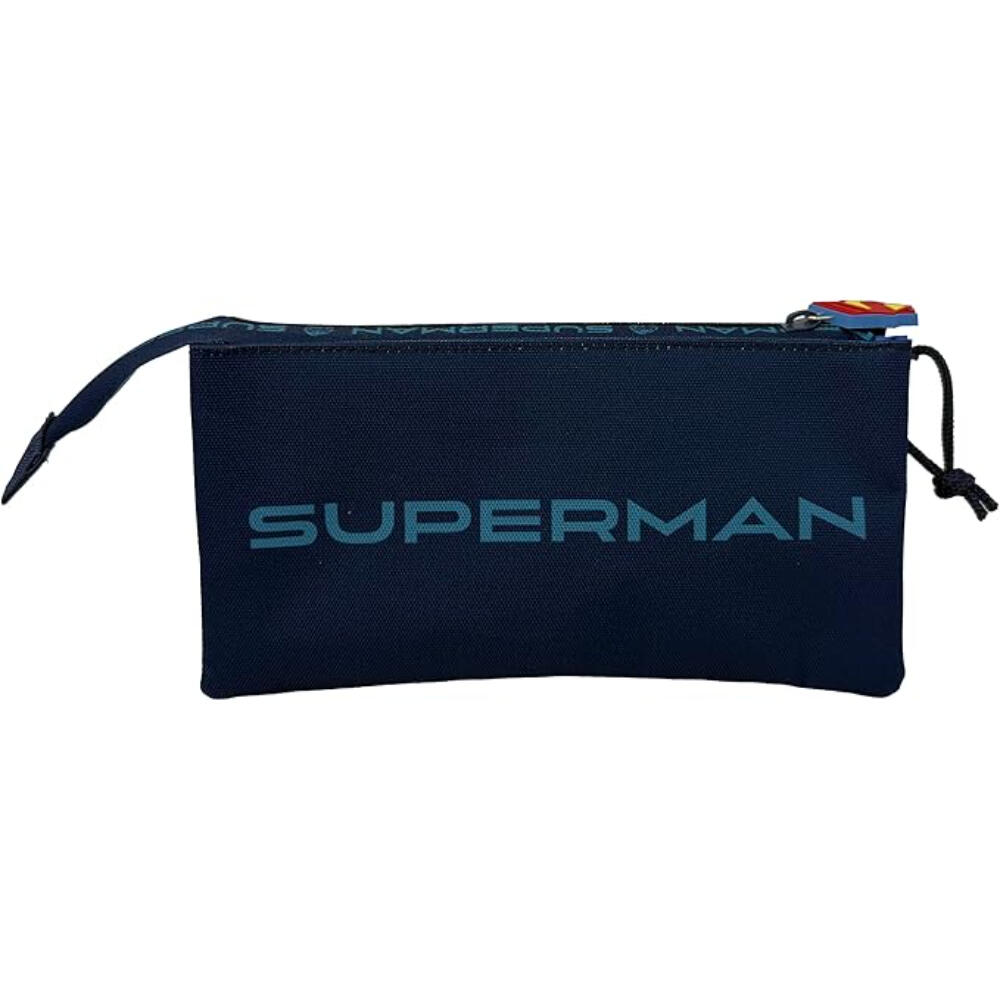 Estuche Portatodo Triple Superman Blue 2/2