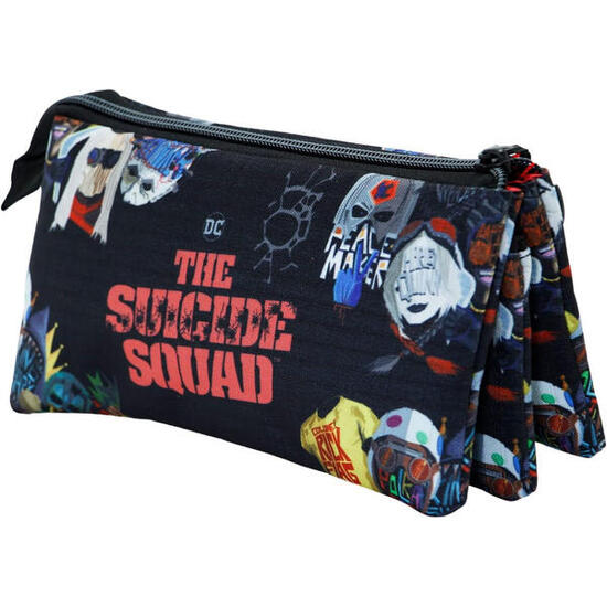 Estuche Portatodo Triple Escuadrón Suicida Taskforce