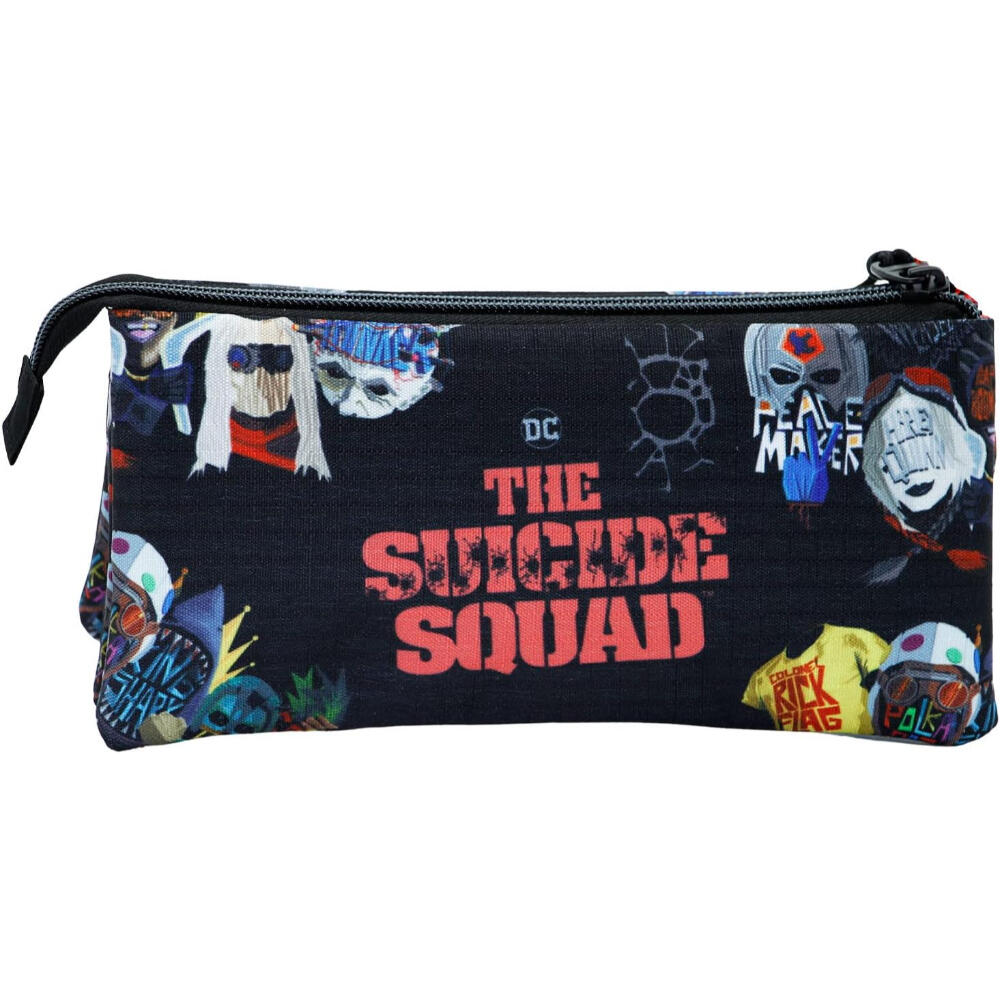 Estuche triple para niños Karactermania Dc Comics Suicide Squad Taskforce 2/3