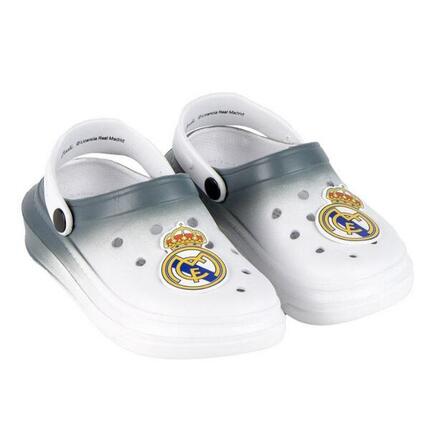 Zuecos Clogs Premium Real Madrid Blanco Degradado Niño