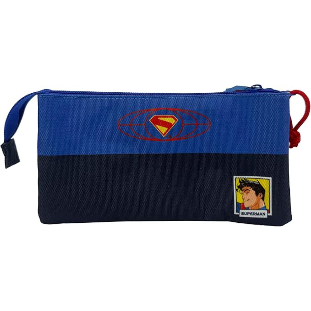 Estuche Portatodo Triple Superman Look Up In The Sky 2/2