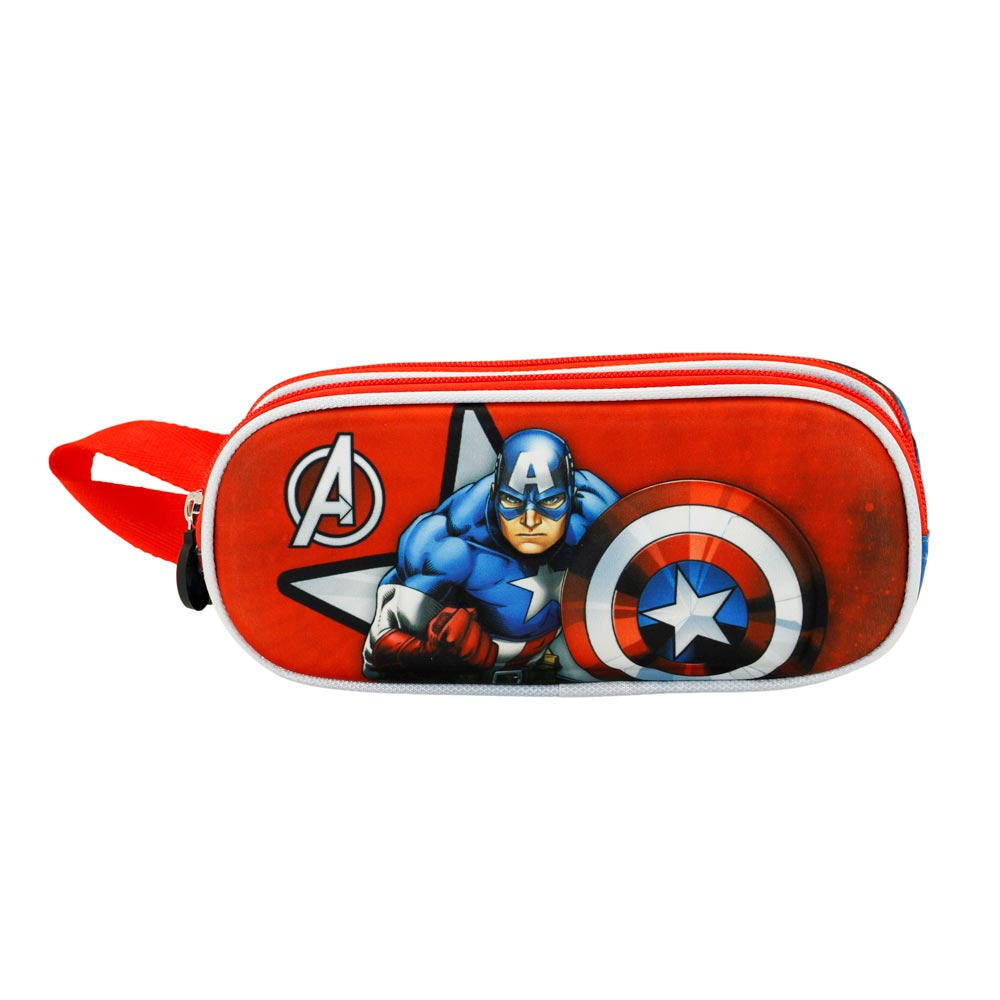 Estuche Portatodo Doble Capitán América Gravity 2/3