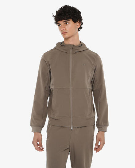 Schlamm-Sweatshirt für Herren aus synthetischem Material für Fitness