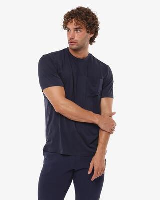 Heren militairgroen synthetisch fitness-t-shirt