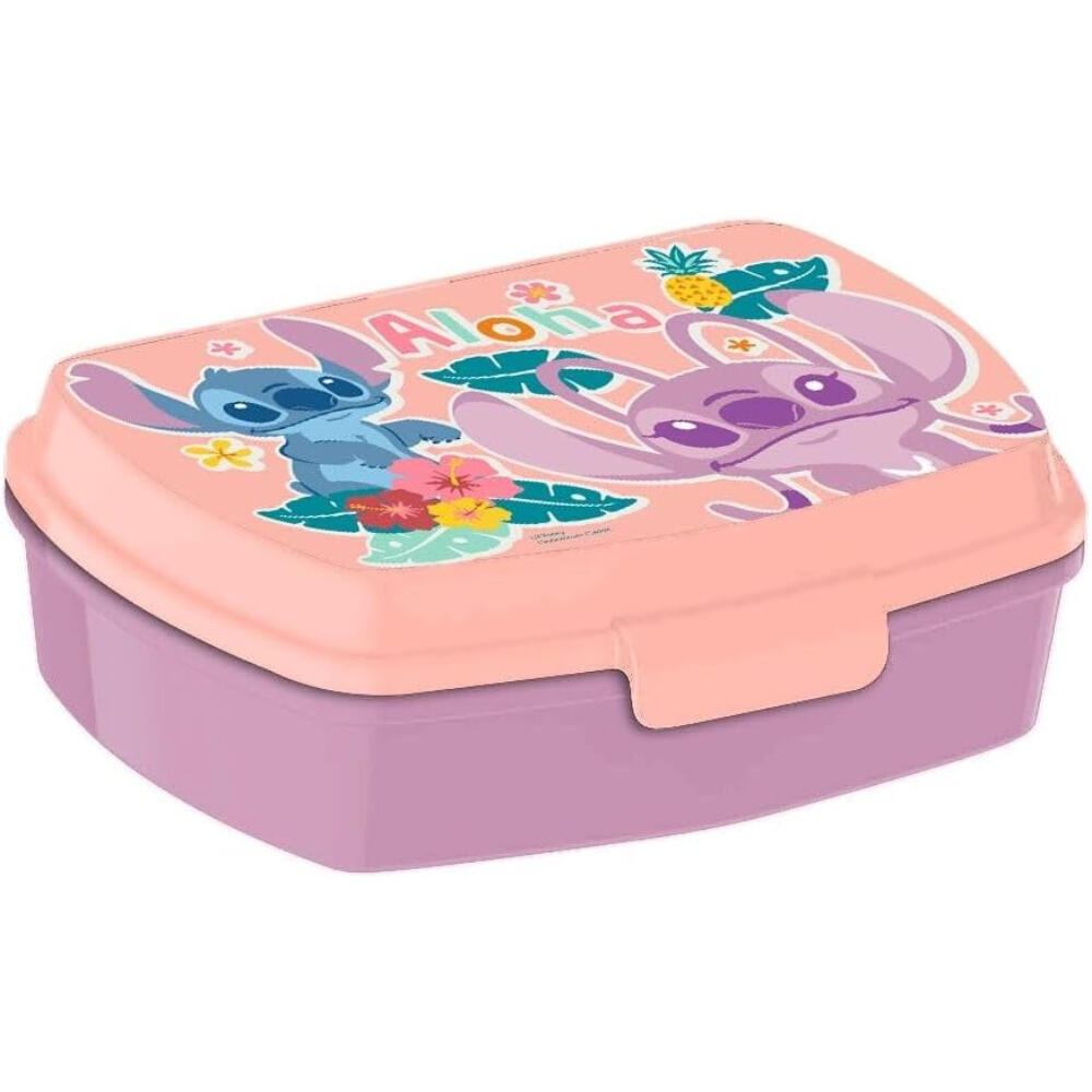 Set Botella Aluminio 500 ML Con Sandwichera Stitch Aloha 3/3