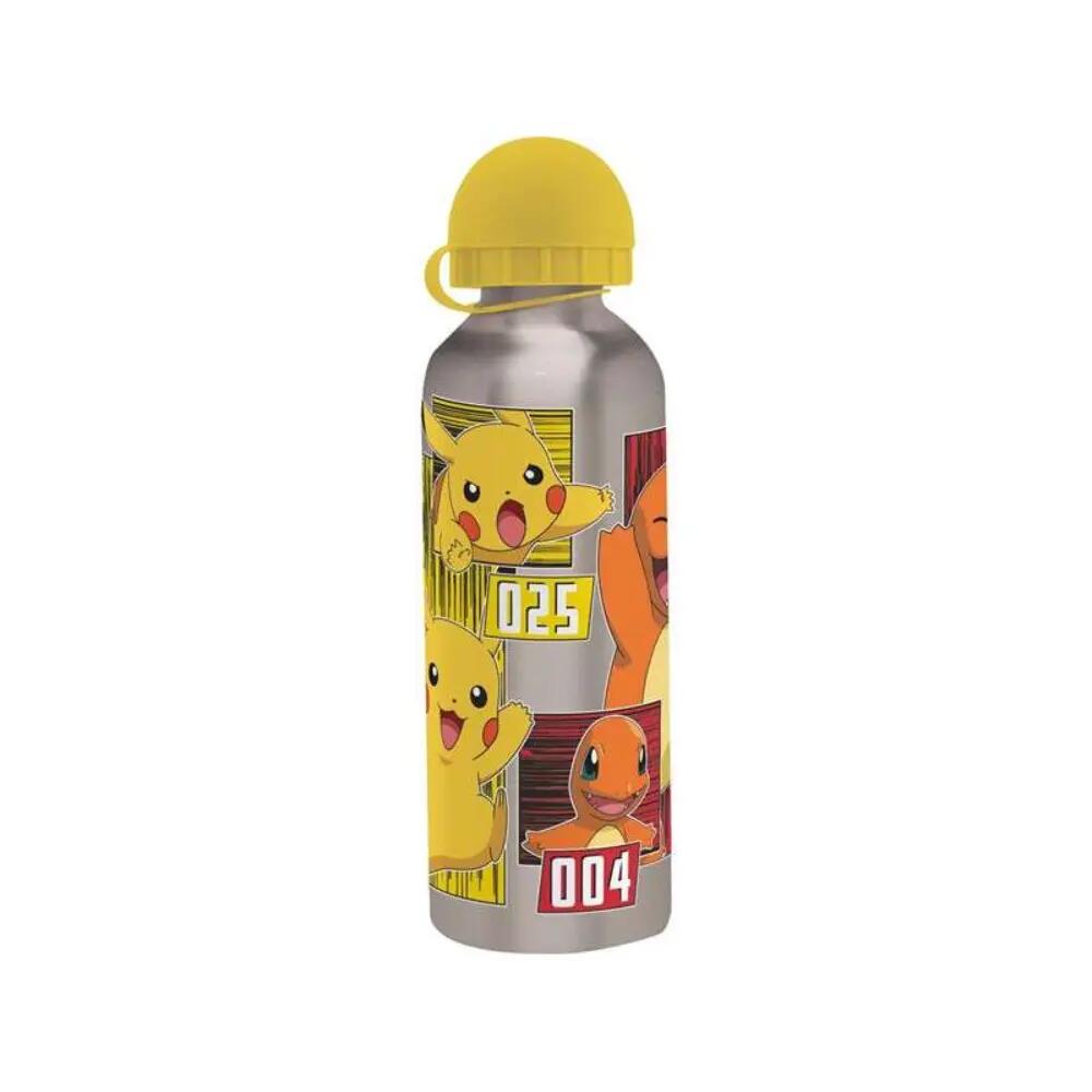 Cantimplora - Aluminio 500 ml, estampado Pokémon - Negro 2/3