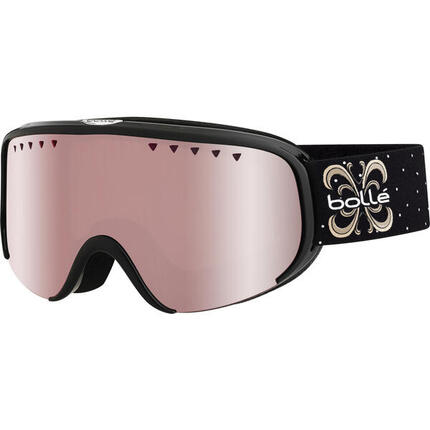 Masque de ski SCARLETT Black Shiny - Vermillon Blue Photochromic Cat 1 to 3