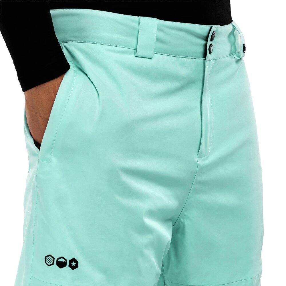 Pantalon snowboard homme Sports d'hiver P1 Glacier Turquoise 4/7