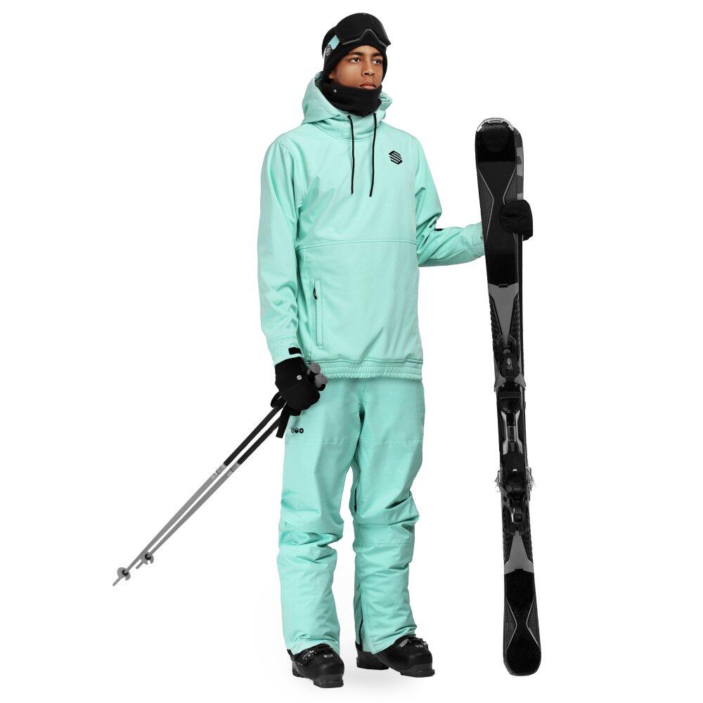 Pantalon snowboard homme Sports d'hiver P1 Glacier Turquoise 3/7