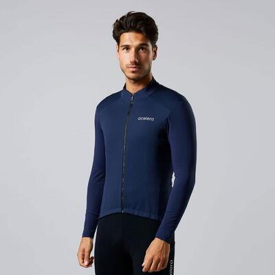 Thermo fleece wielrenjack - winddicht & waterafstotend – wielerkleding fietsjas