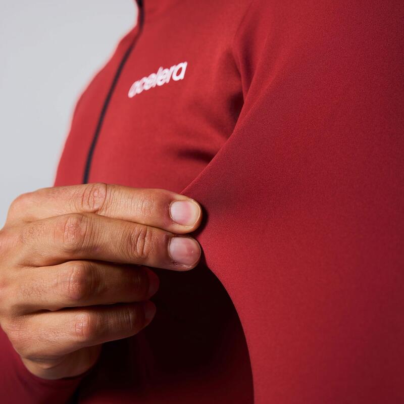 Intermediate Tricou Mânecă Lungă Termo Fleece Ciclism Antivânt