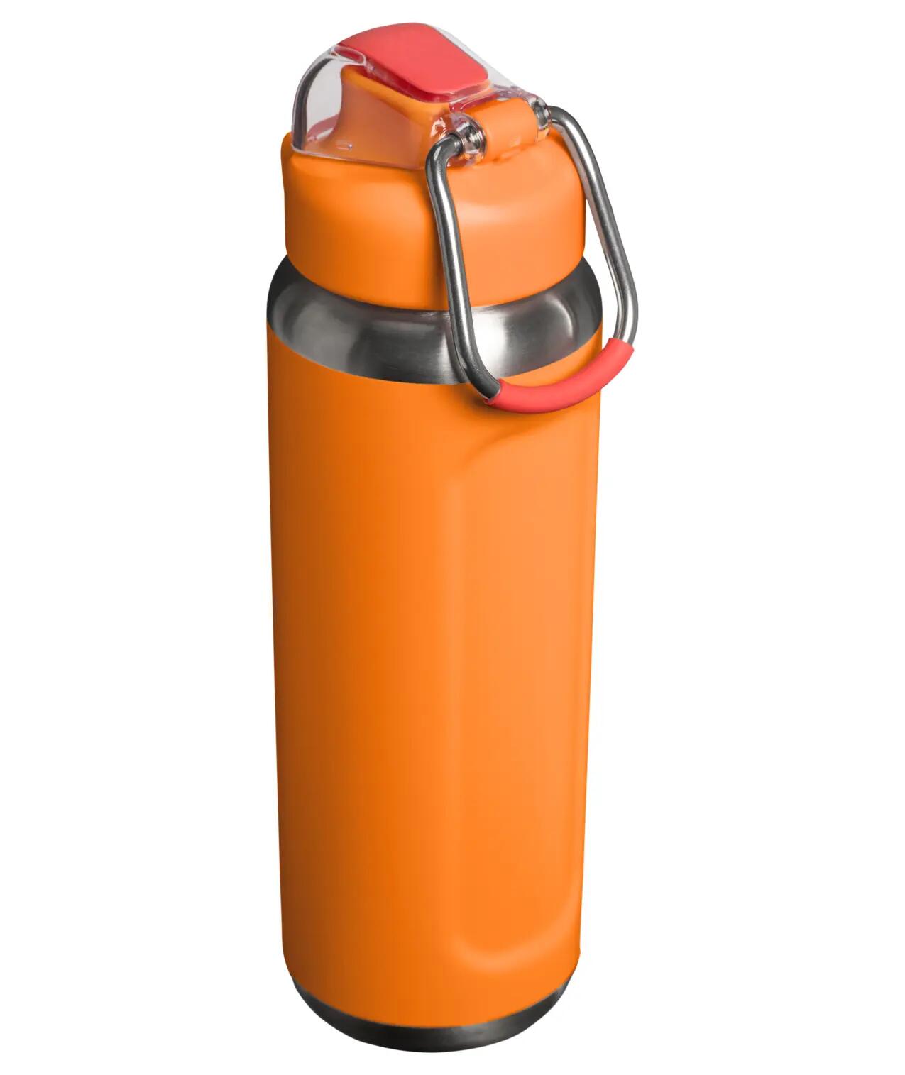 Stanley The Wellspring Bottle 0.71L Water Bottles-Goldenrod Coral 2/3