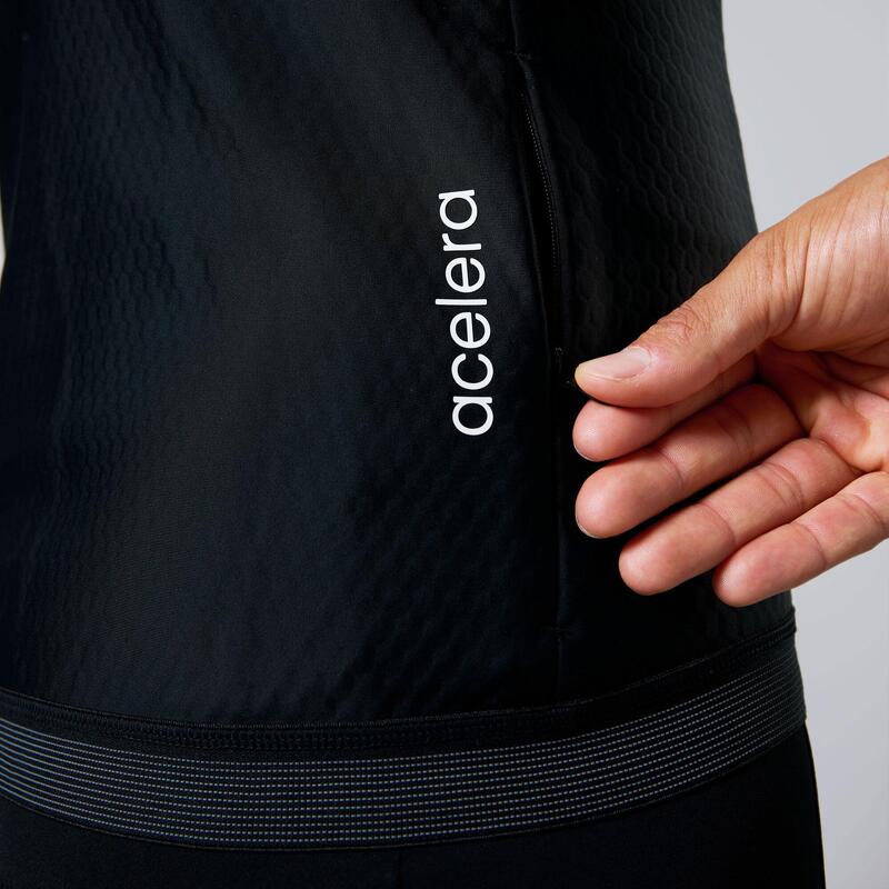 Intermediate Pánský dres Termo Fleece Dlouhý rukáv Cyklistický