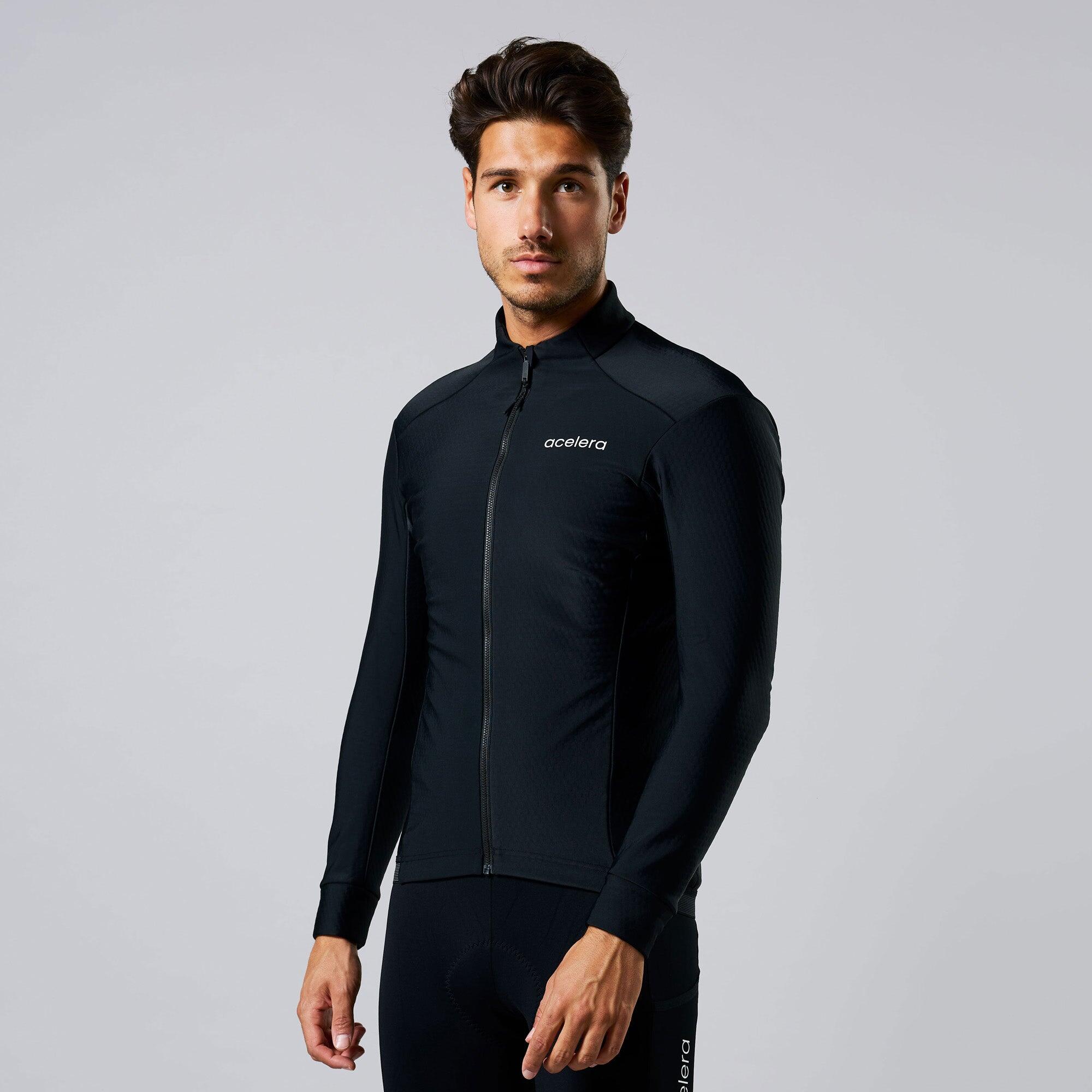 Acelera - Veste Vélo Route Hiver Homme - Imperméable - Coupe-vent – Vêtements De Vélo - Veste 3 En 1 - Noir - Decathlon