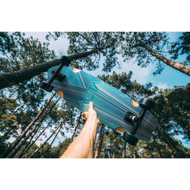 Surfskate ACTA Glitch 32 - Patinete De Carving De Arce De 7 Capas, Trucks Receptivos, Ideal Para Principiantes Y Paseo Urbano