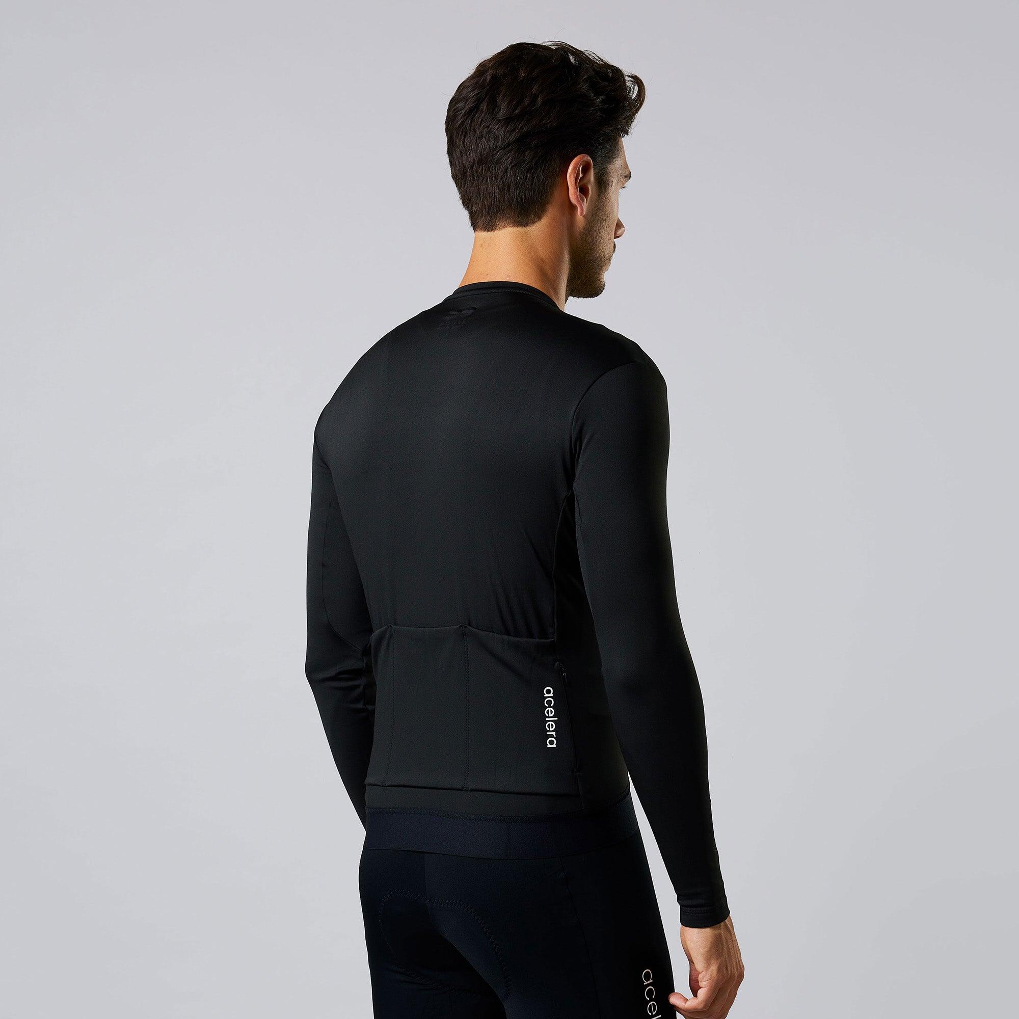 Professional Hombre Maillot ciclismo termo polar manga larga 2/6