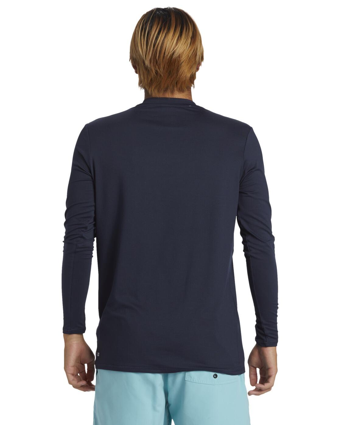 Camiseta de Surf de Manga Larga con UPF 50 EVERYDAY SURF Azul Hombre 3/4