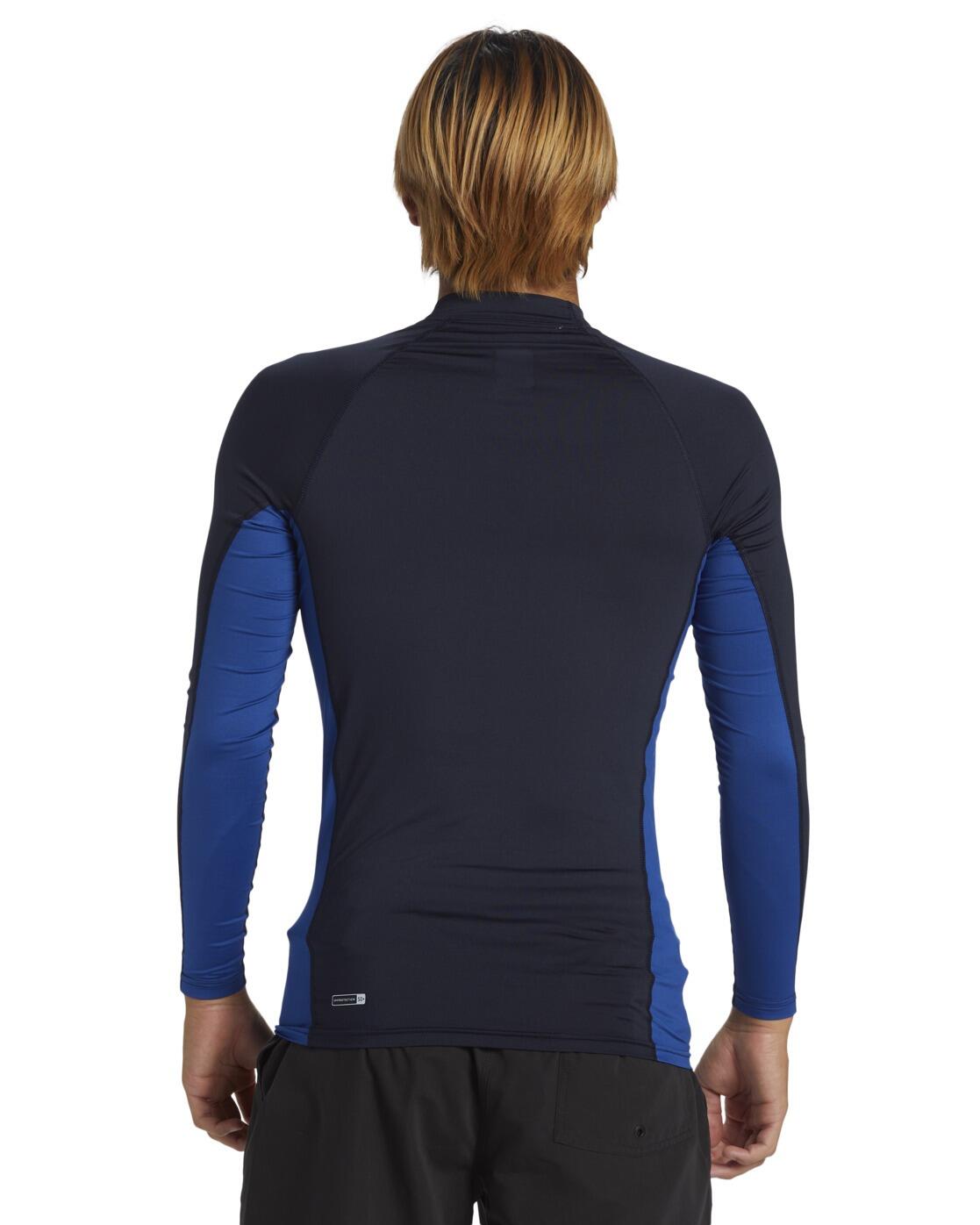 UPF 50 Surf T-Shirt met Lange Mouwen EVERYDAY Blau Heren 4/4