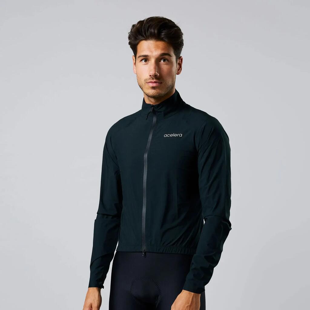 Professional Men's Road Cycling Rain Jacket Waterproof Breathable