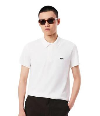 Polo Lacoste Regular Fit Cotone Bianco 2025