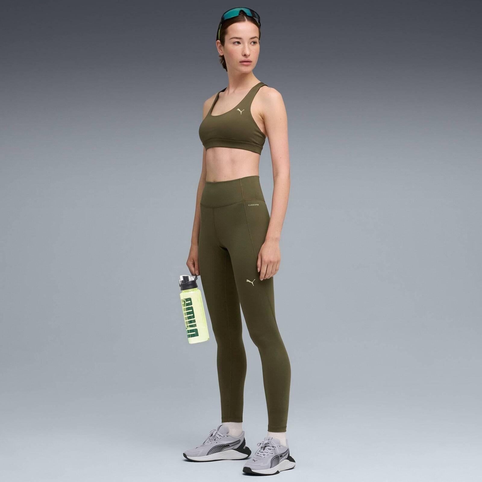 Meias-calças Puma W Cloudspun Tight - Hw Fl, Verde, Unissex 3/5